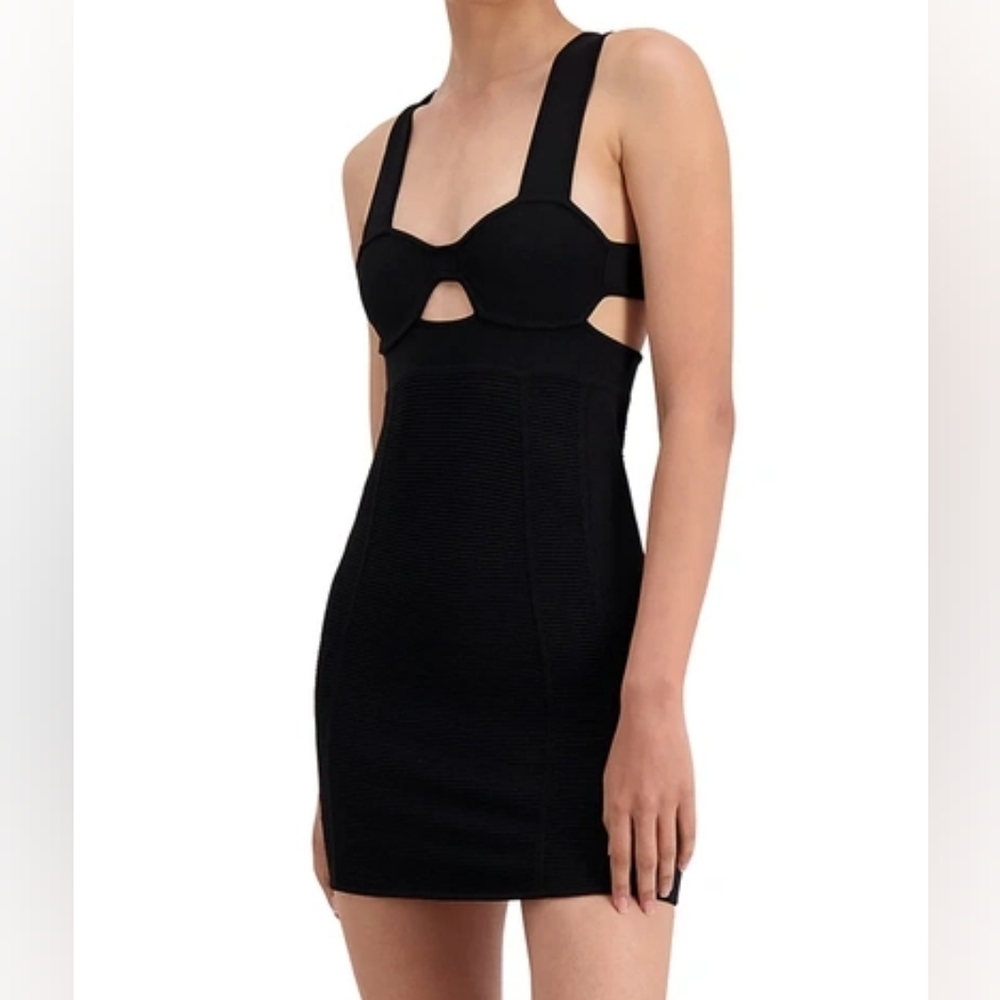 Herve Leger Strappy Bra Mini Bodycon Dress